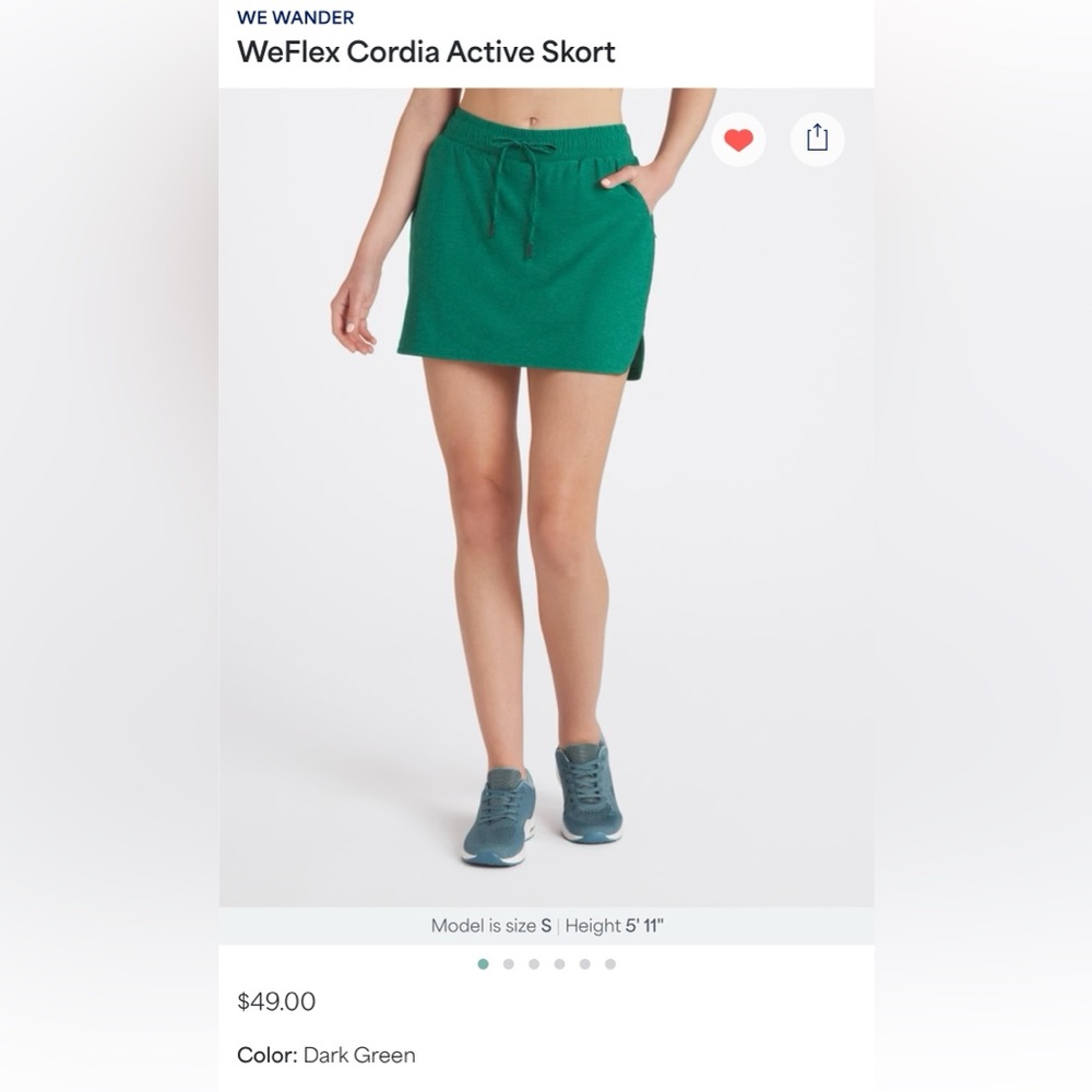 We Wander Active Skort - NWT